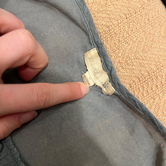 Vintage aqua sheer doll tank top - Picture 4 of 6